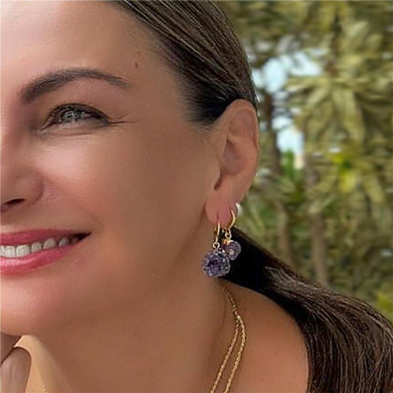 BRINCO PEDRA BANHADO OURO