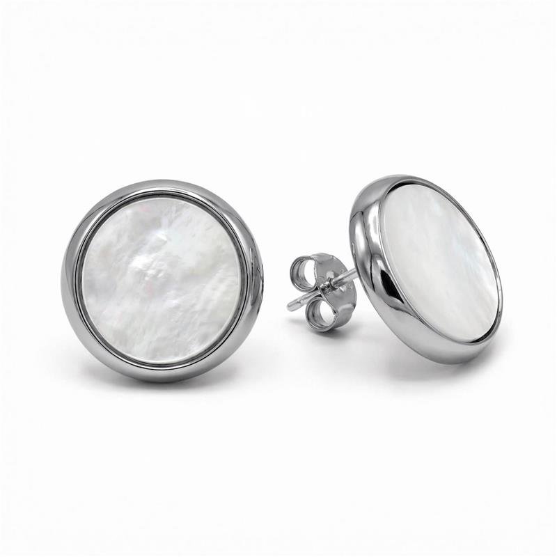 BRINCO REDONDO BANHADO RÓDIO - BRANCO
