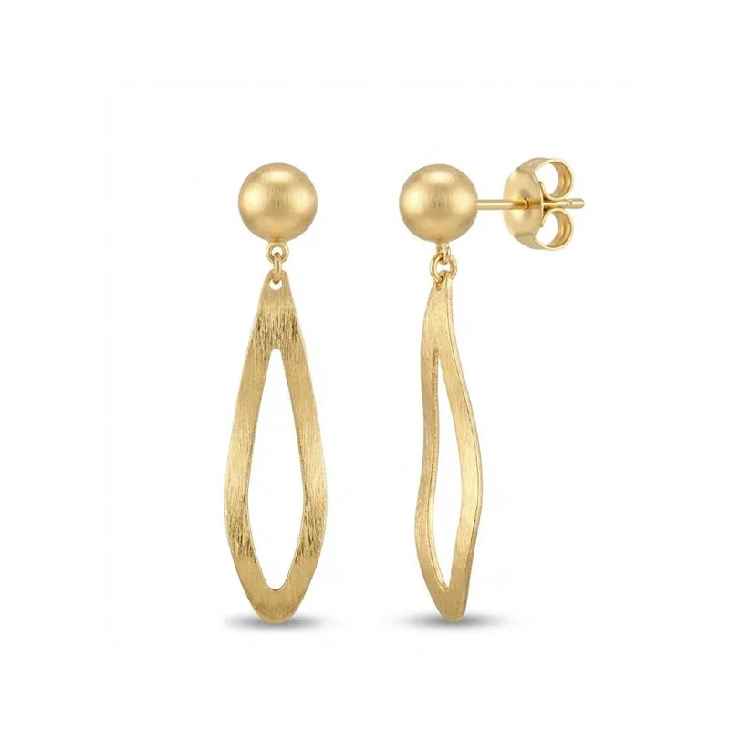 BRINCO GOTA SLIM BANHADO OURO - .