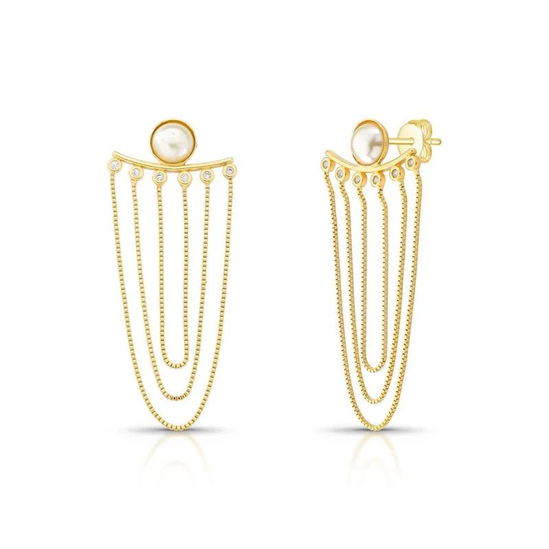 BRINCO FRANJA BANHADO OURO - CRISTAL