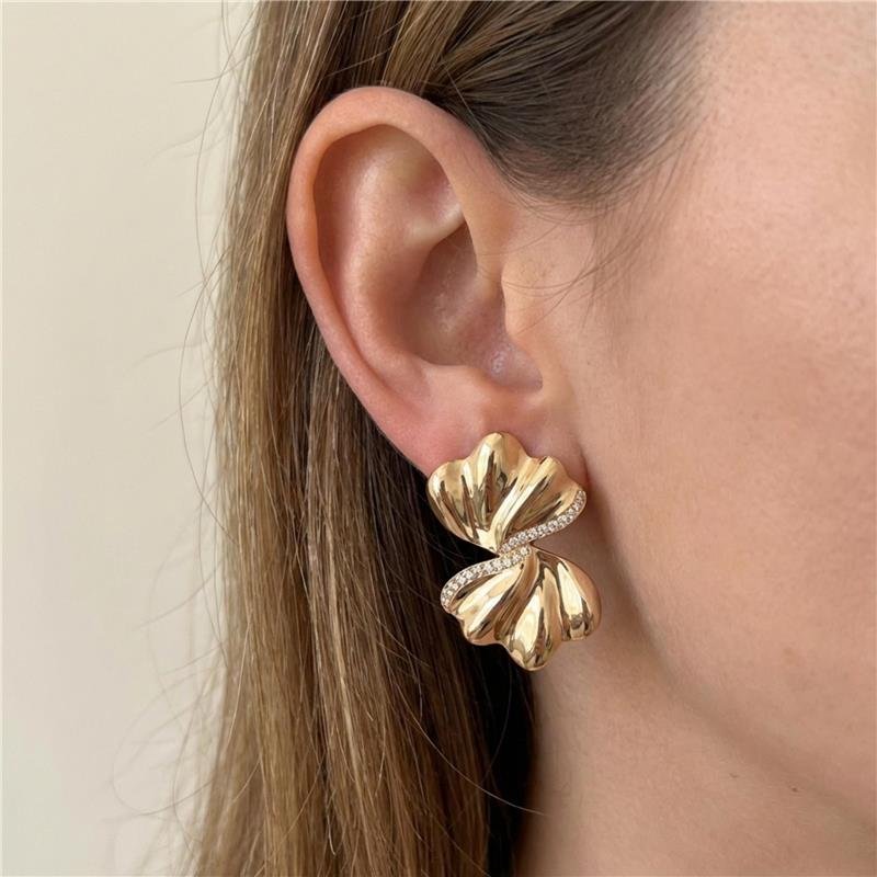 BRINCO LAÇO BANHADO OURO