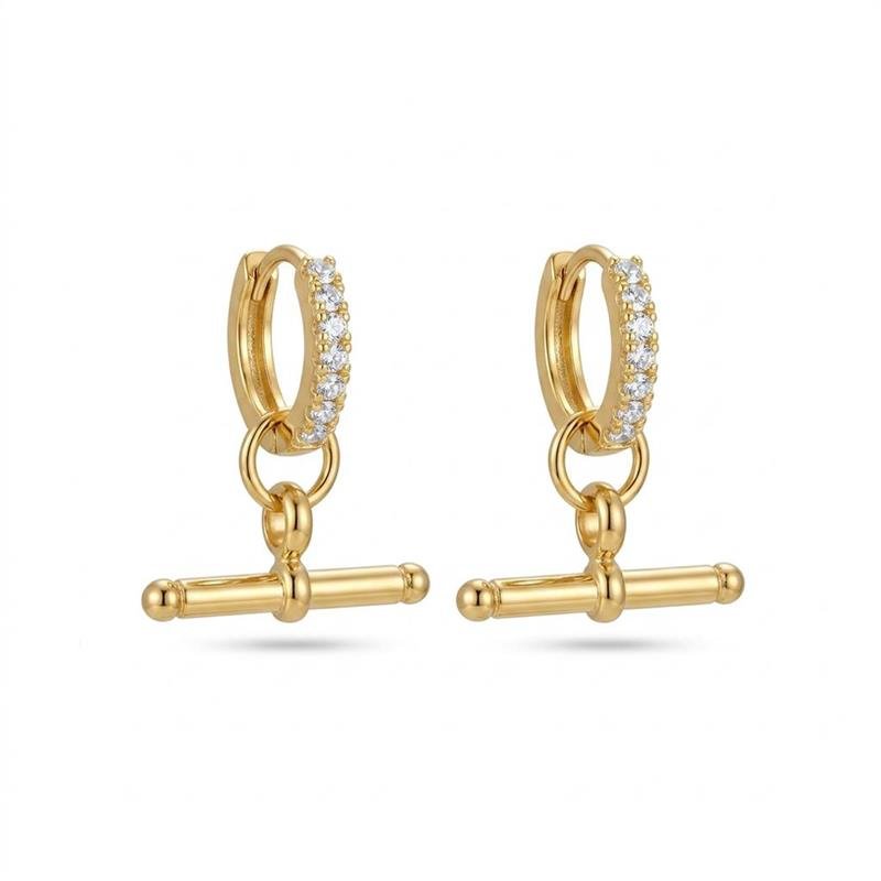 BRINCO BANHADO OURO - CRISTAL