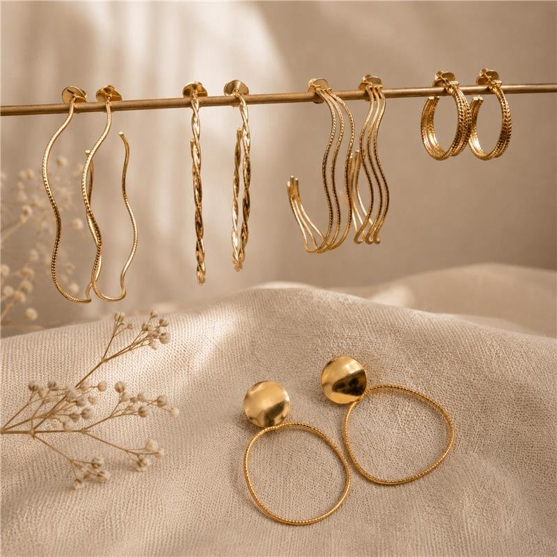 BRINCO ARGOLA BANHADO OURO